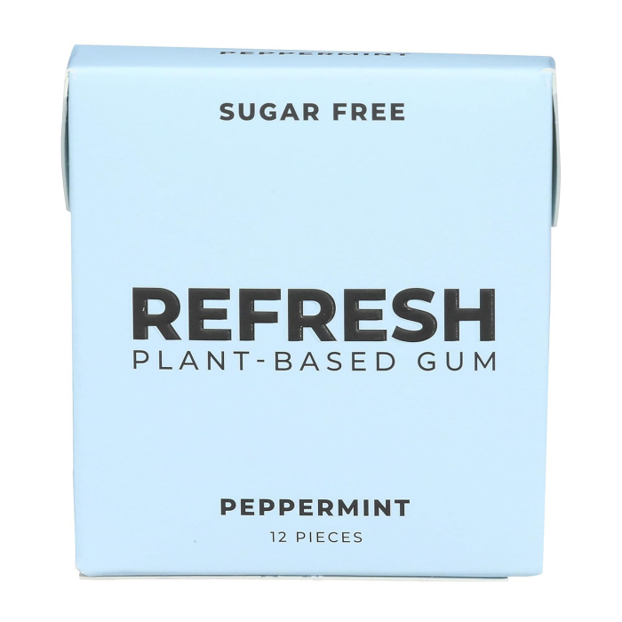 Refresh Gum Plant-Based Gum Peppermint - Front view