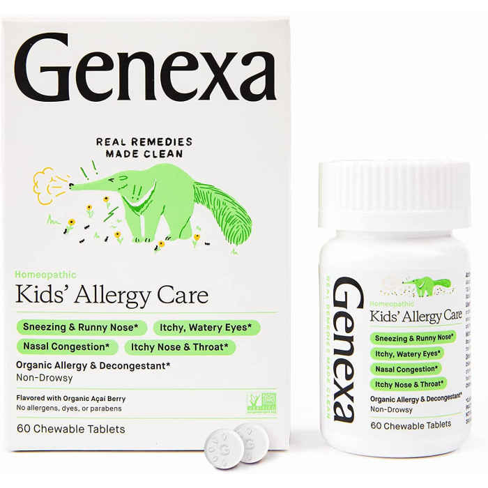 Genexa Allergy-D for Children, 60 Chewable Tablets