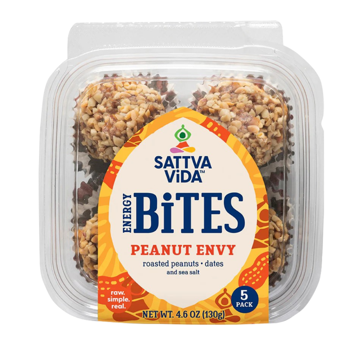 Sattva Vida Peanut Envy Energy Bites - Front view