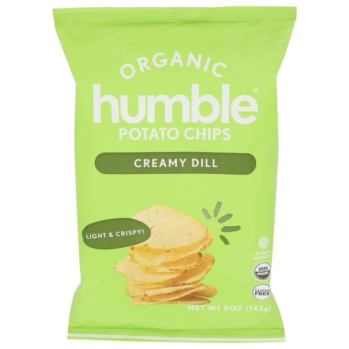 Humble Organic Creamy Dill Potato Chips, 5 oz.