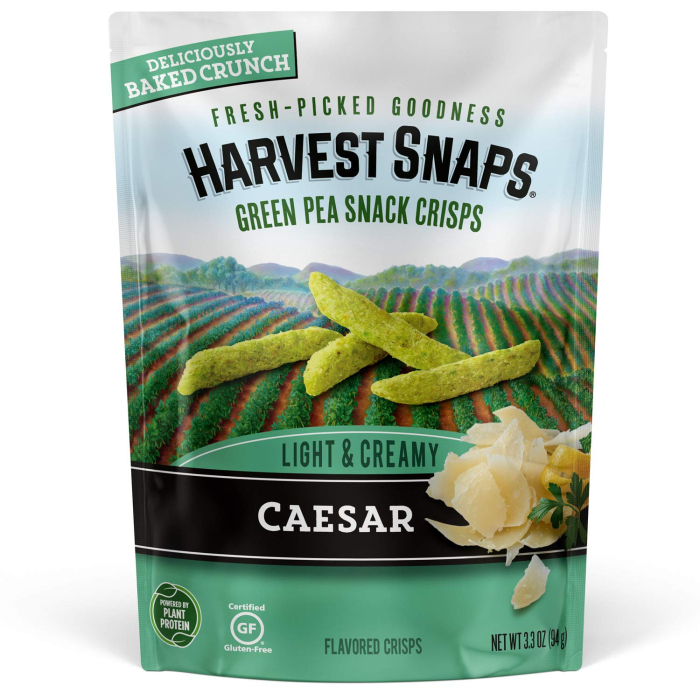 Harvest Snaps Caesar Green Pea Snack Crisps, 3.3 oz.