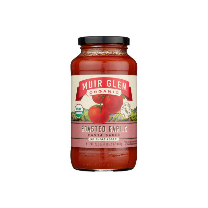 Muir Glen Roasted Garlic Pasta Sauce - Front view