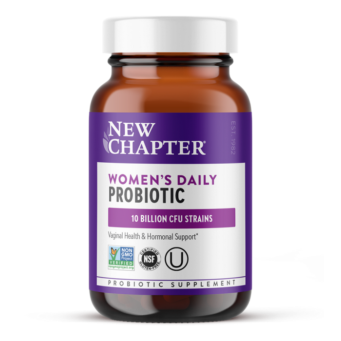 New Chapter Women’s Daily Probiotic - Front view