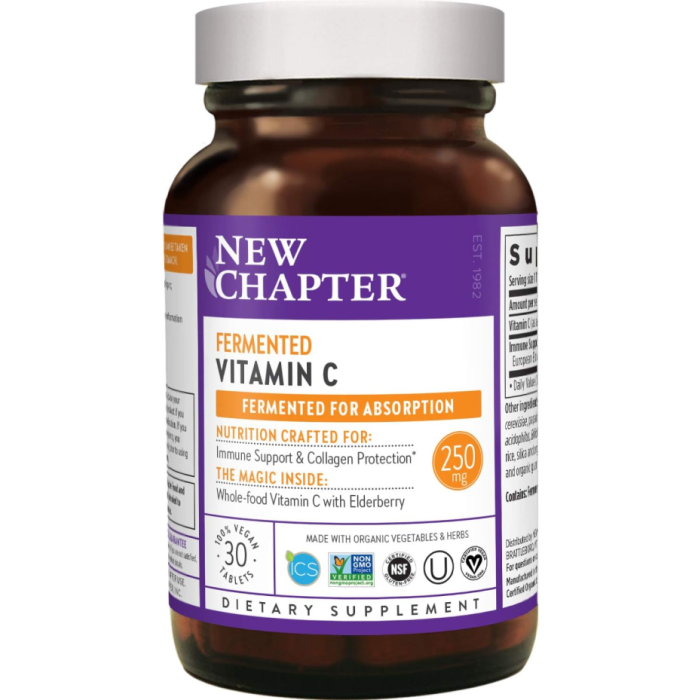 New Chapter Fermented Vitamin C - Front view