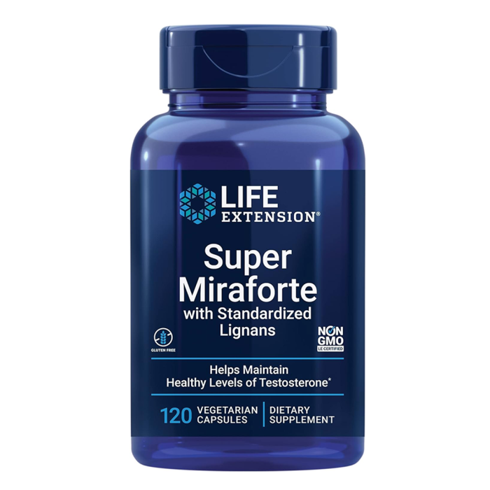 Life Extension Super Miraforte with Standardized Lignans - Front view