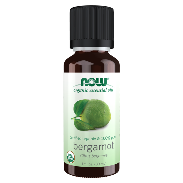 NOW Foods Bergamot Oil, Organic - 1 fl. oz.