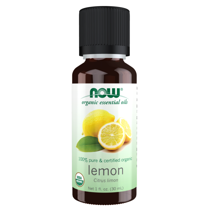 NOW Foods Lemon Oil, Organic - 1 fl. oz.