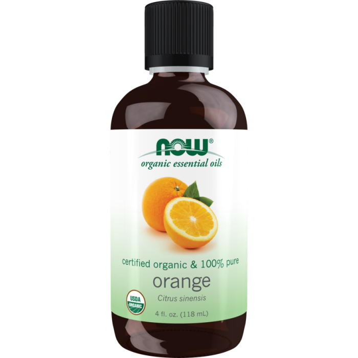 NOW Foods Orange Oil, Organic - 4 fl. oz.