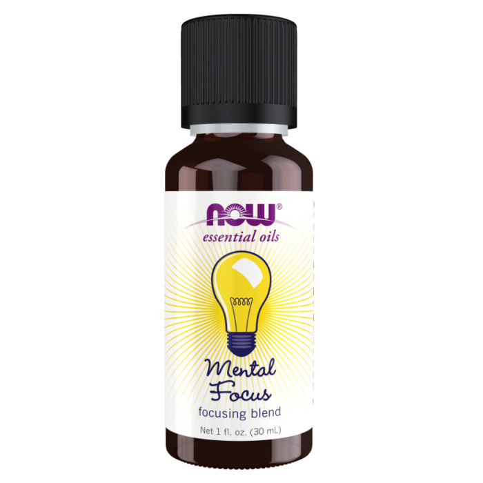 NOW Foods Mental Focus Oil Blend - 1 fl. oz.