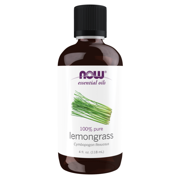 NOW Foods Lemongrass Oil - 4 oz.