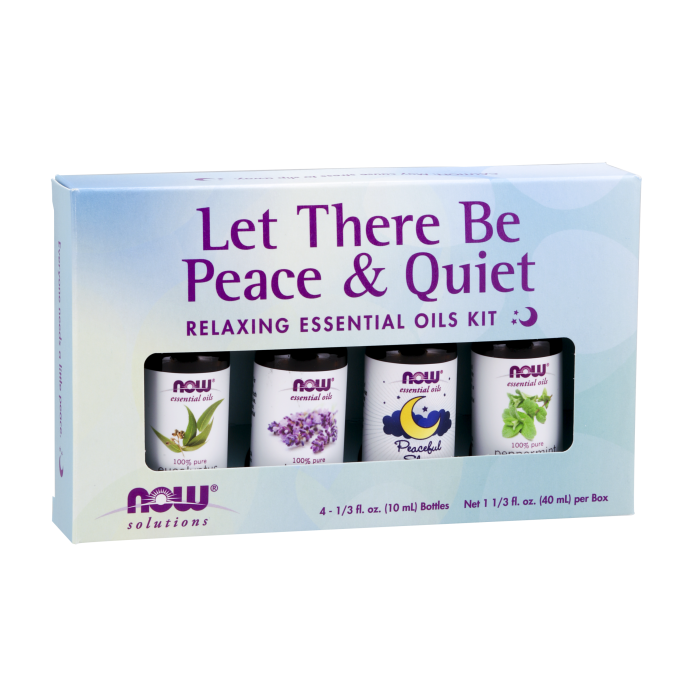 NOW Foods Let There Be Peace & Quiet Essential Oils Kit