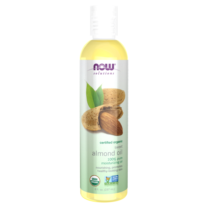 NOW Foods Sweet Almond Oil, Organic - 8 fl. oz.