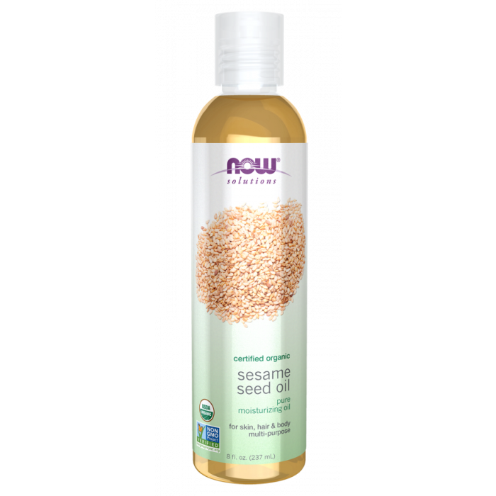 NOW Foods Sesame Seed Oil, Organic - 8 fl. oz.