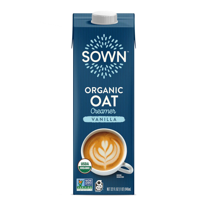 Sown Organic Vanilla Oat Creamer - Front view