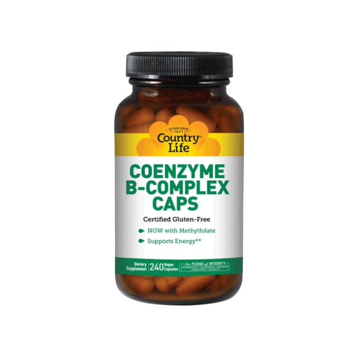 Country Life Coenzyme B-Complex Caps, 240 Vegetarian Capsules