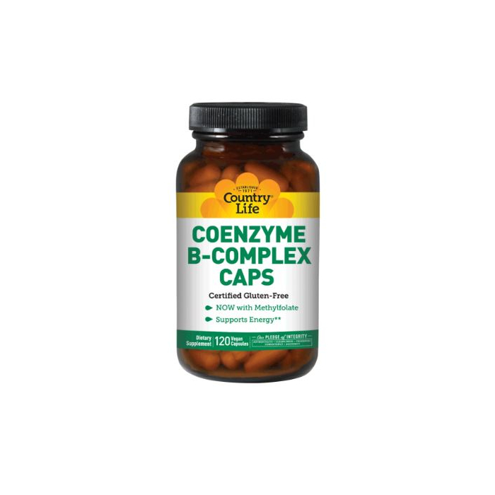 Country Life Coenzyme B-Complex Caps, 120 Vegetarian Capsules