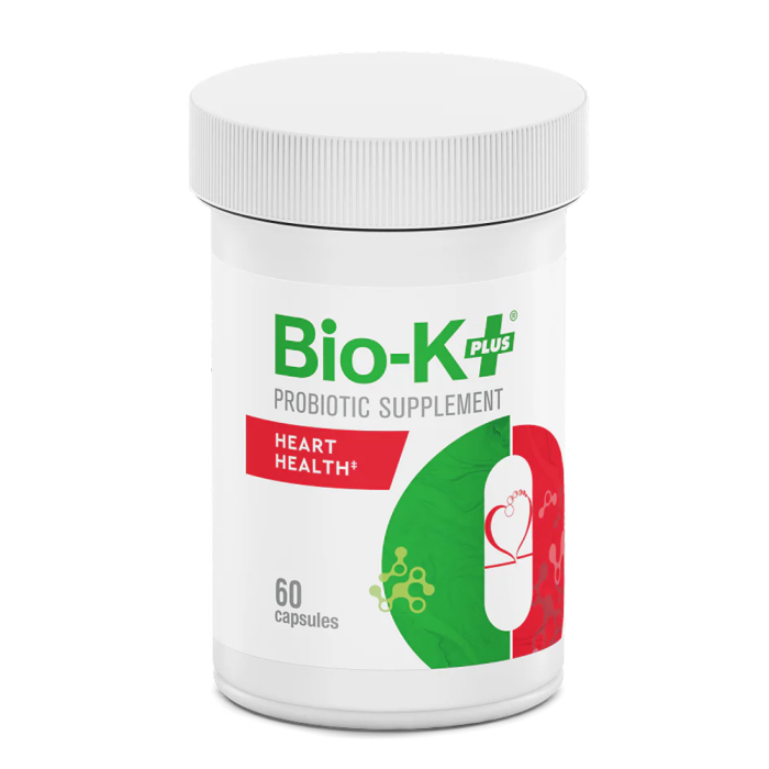 Bio-K+ Heart Health Probiotic Supplement - Front view