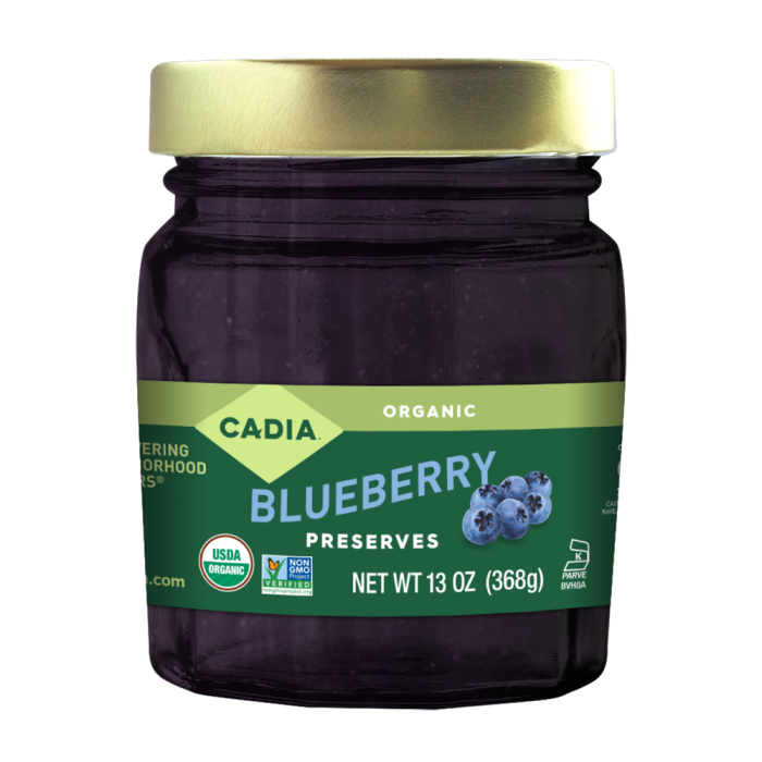 Cadia Organic Blueberry Preserves - Front view