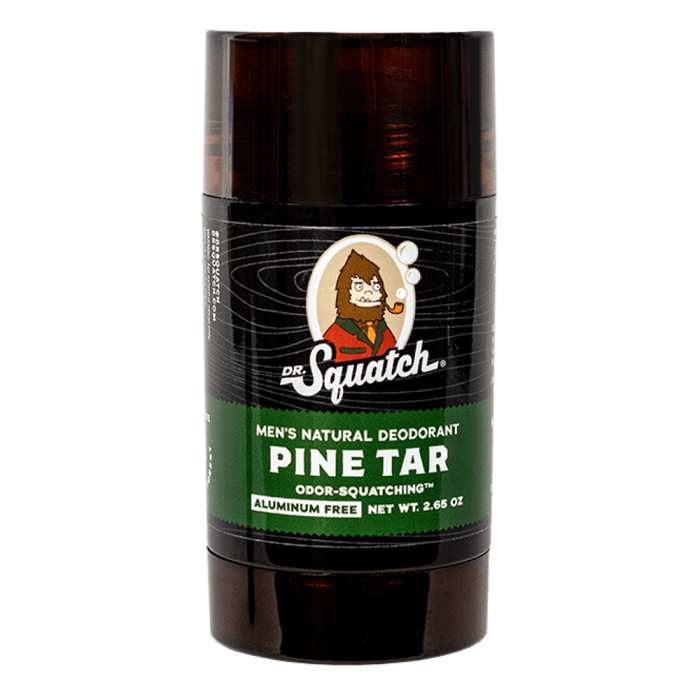 Dr. Squatch Pine Tar Deodorant Stick - Front view