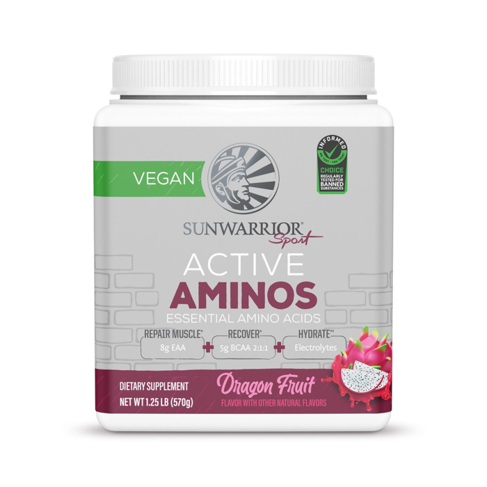 Sunwarrior Active Essential Amino Acids Dragon Fruit Flavor - Front view