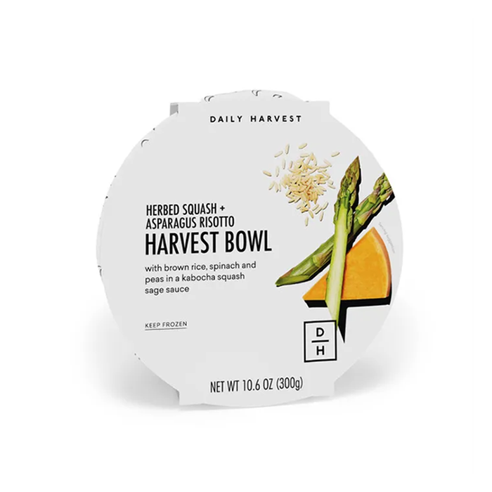 Daily Harvest Herbed Squash + Asparagus Risotto Harvest Bowl - Front view