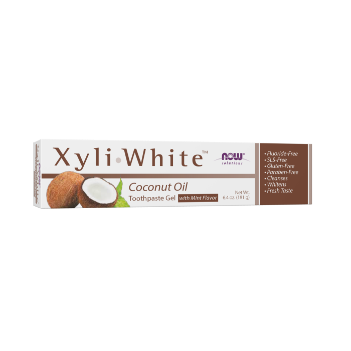 NOW Foods XyliWhite™ Coconut Oil Toothpaste Gel - 6.4 oz