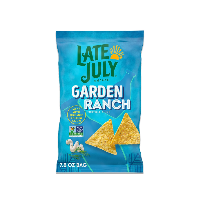 Late July Snacks Garden Ranch Tortilla Chips - Front view