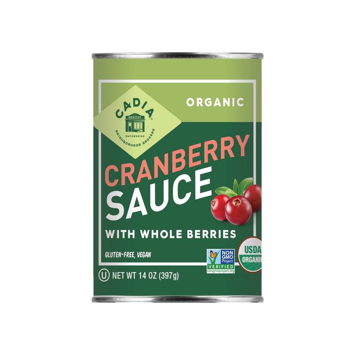 Cadia Organic Whole Cranberries, 14 oz.