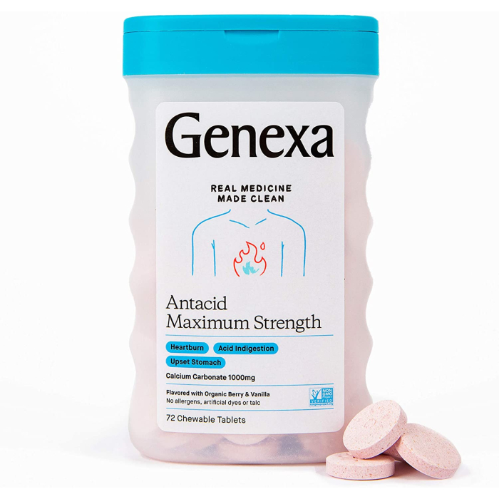 Genexa Heartburn Fix, 72 Chewable Tablets