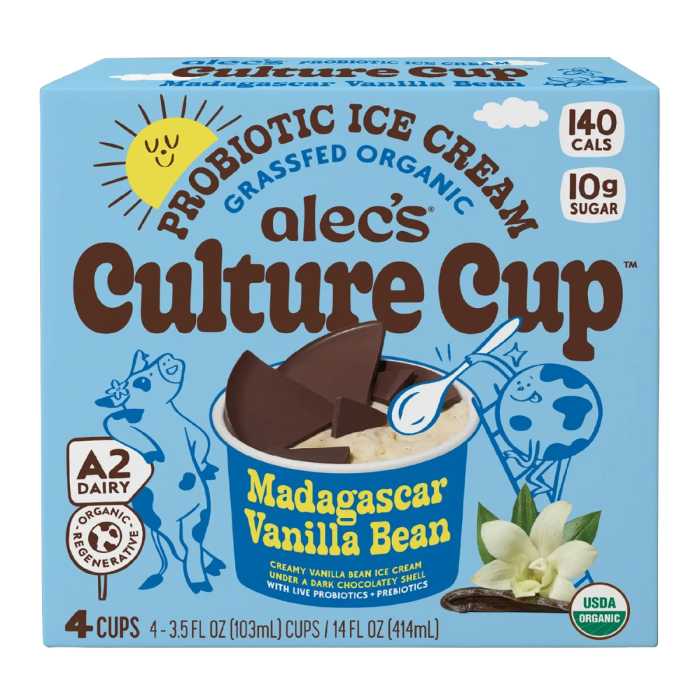 Alec's Ice Cream Madagascar Vanilla Bean - Front view