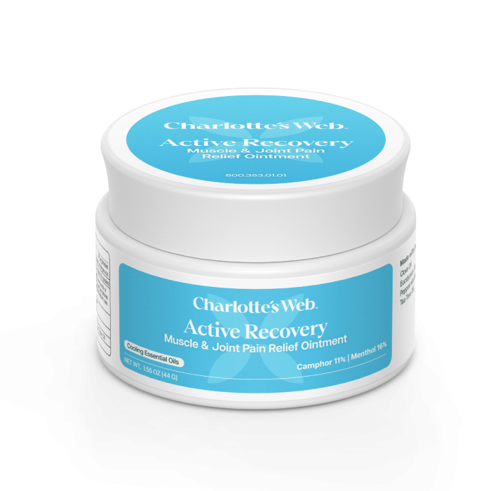 Charlotte's Web Active Recovery Muscle & Joint Pain Relief Ointment - Front view