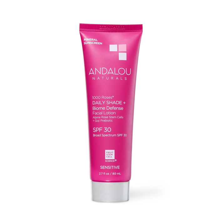 Andalou Naturals 1000 Roses Facial Lotion SPF 30 - Front view