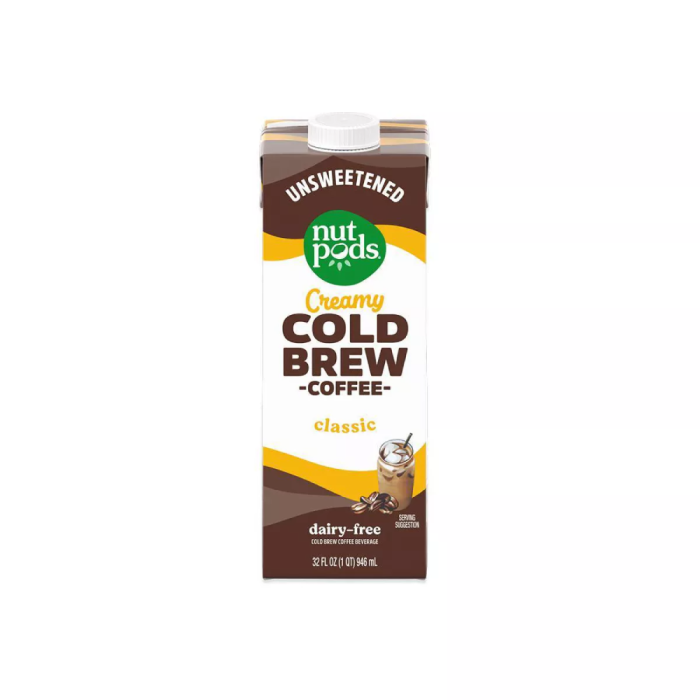 Nutpods Creamy Unsweetened Classic Cold Brew Coffee - Front view