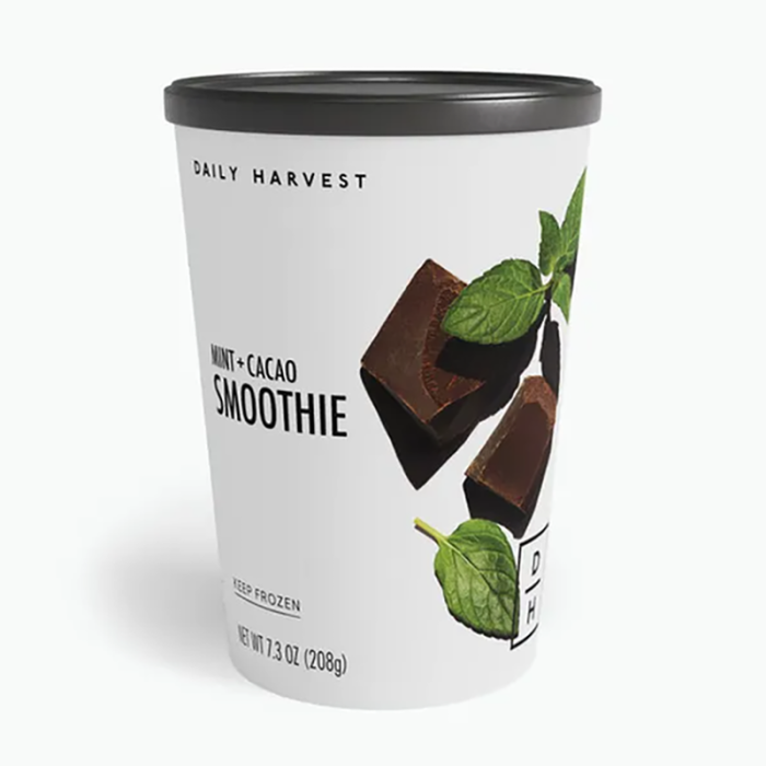 Daily Harvest Mint + Cacao Smoothie - Front view