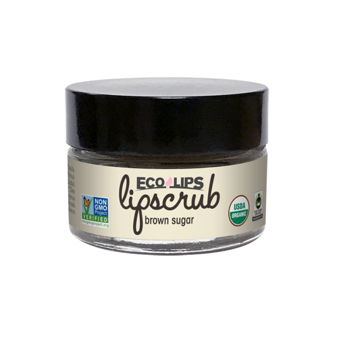 Eco Lips Lip Scrub Brown Sugar - Front view