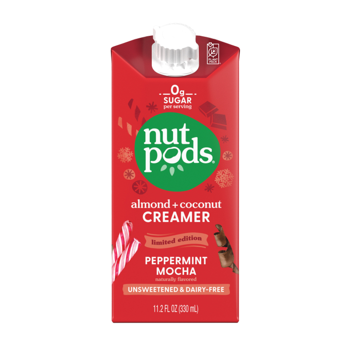 Nutpods Peppermint Mocha Dairy-Free Creamer - Unsweetened, 11.2 fl. oz.