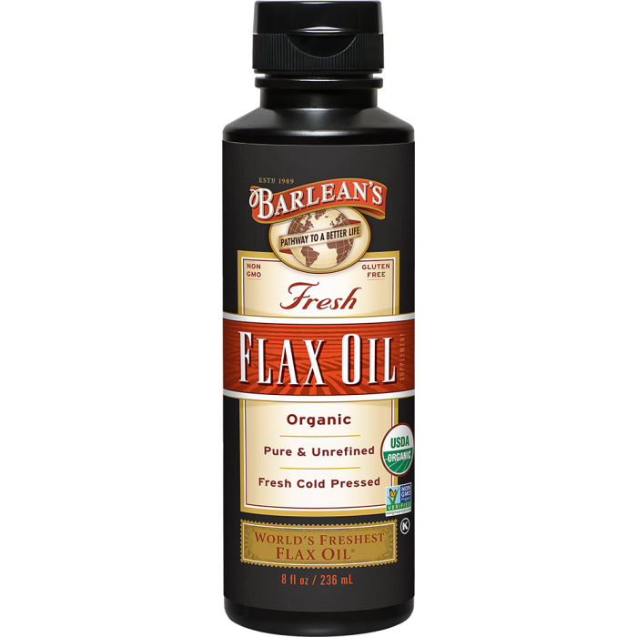 Barlean's Organic Flax Oil, 8 oz. 