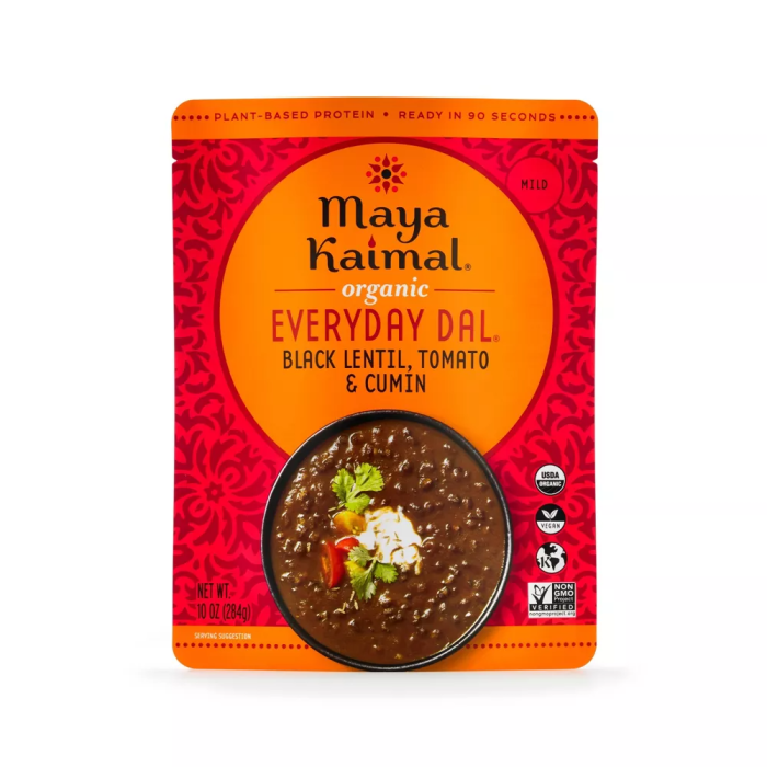 Everyday Dal Black Lentils with Tomato and Cumin - Front view