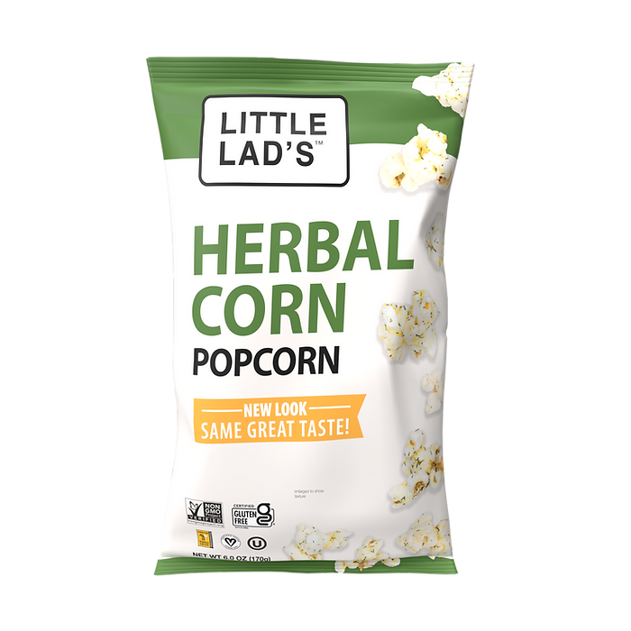 Little Lads Herbal Corn Popcorn - Front view