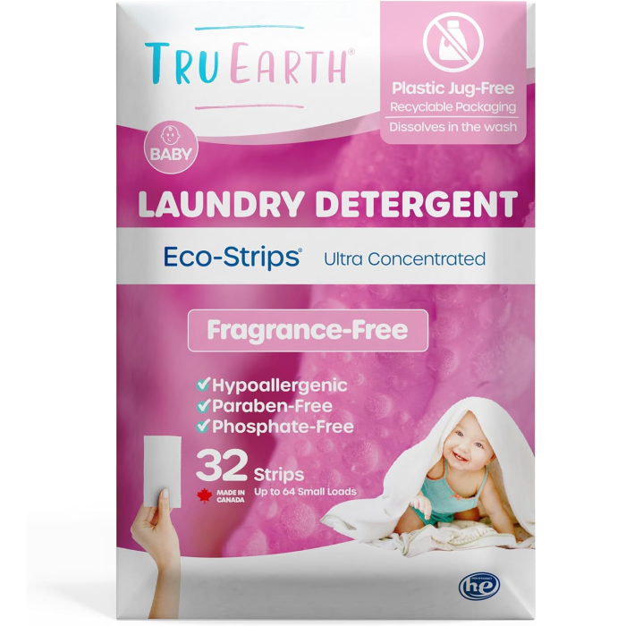 Tru Earth Baby Laundry Detergent Sheets - Front view