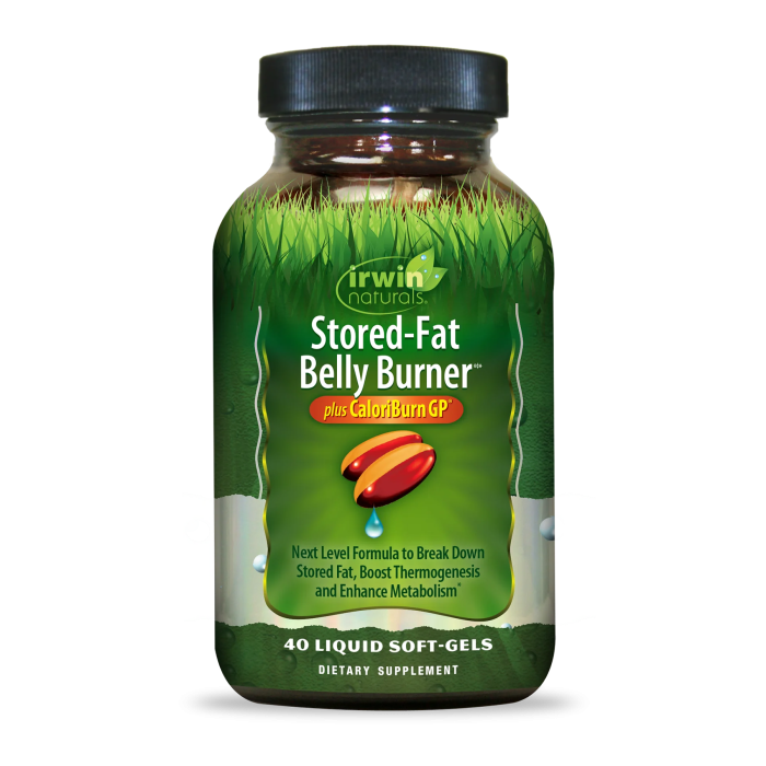 Irwin Naturals Stored-Fat Belly Burner Plus CaloriBurn GP - Front view