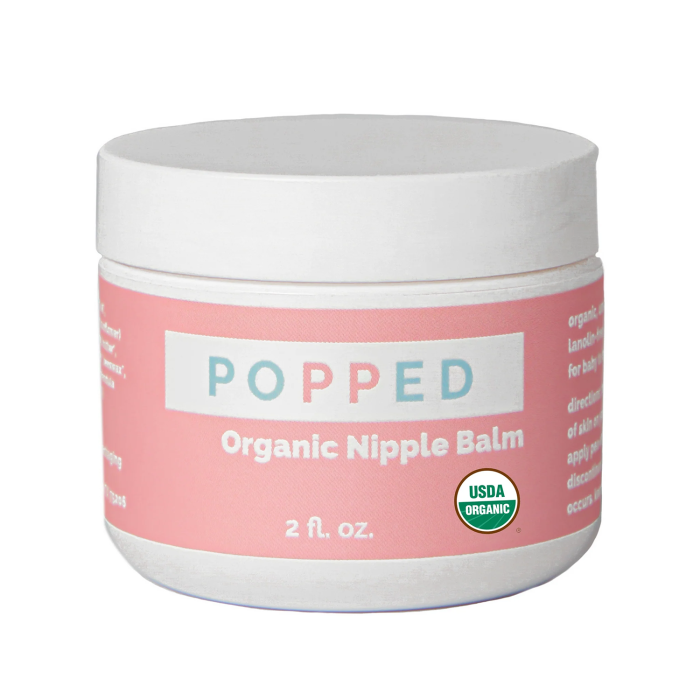 Popped Organic Nipple Balm - Front view