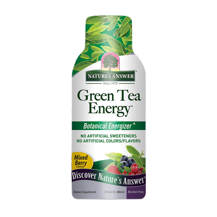 Nature's Answer Green Tea Energy - Front view