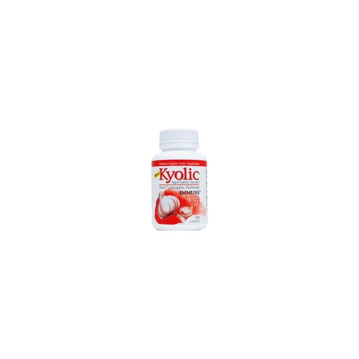 Kyolic Formula 103 Aged Garlic With Vitamin C And Astragalus, 100 Capsules