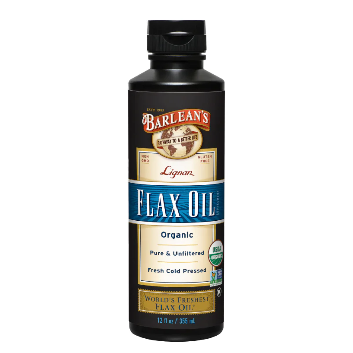 Barlean's Organic Lignan Flax Oil, 12 oz.