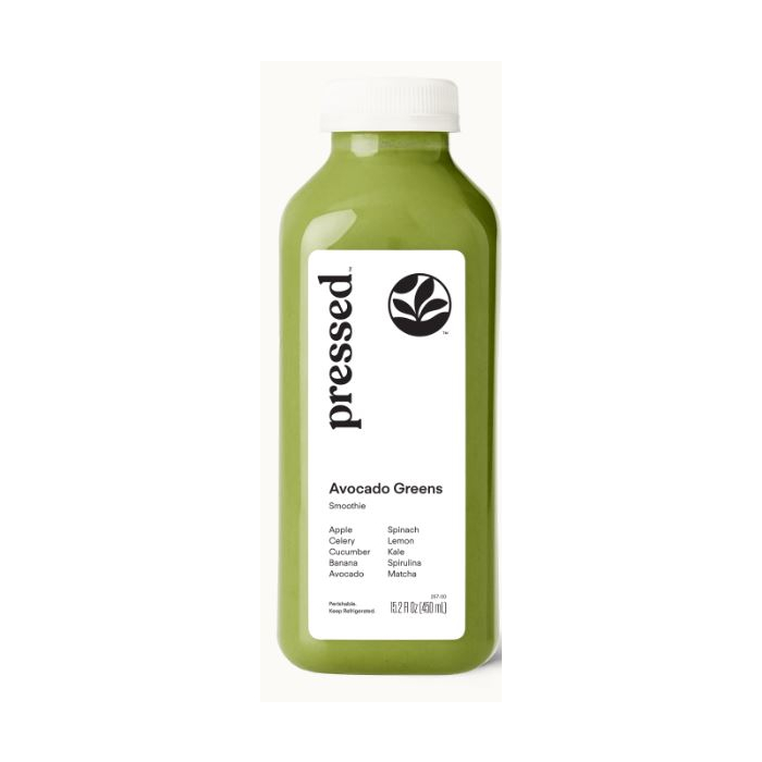 Pressed Avocado Greens Smoothie - Main