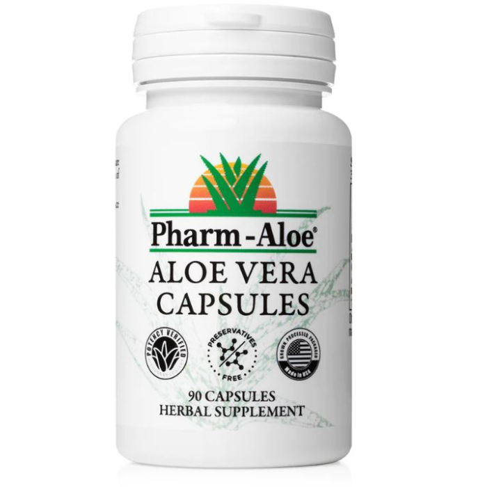Pharm Aloe Aloe Vera, 90 capsules