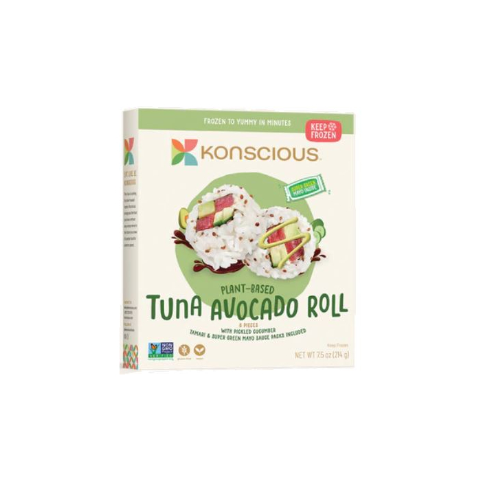 Konscious Plant-Based Tuna Avocado Rolls, 7.5 oz.