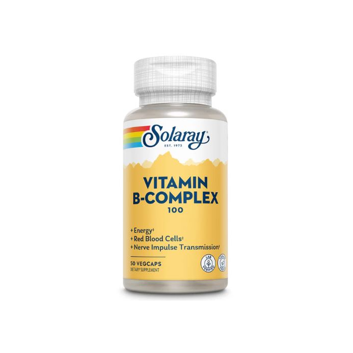Solaray B-Complex 100, 50 Capsules