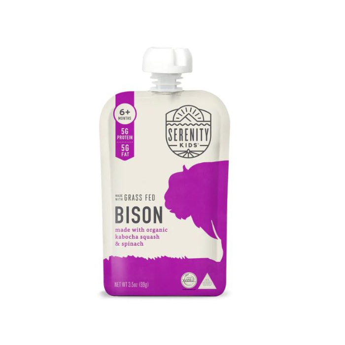 Serenity Kids Bison with Kobocha Squash Pouch - Main
